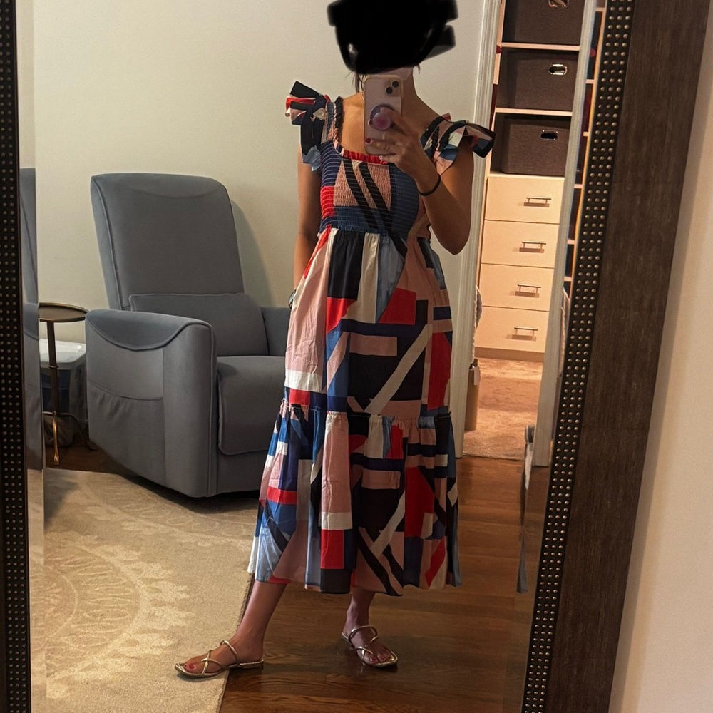 Tuckernuck Multicolor Geometric Dress